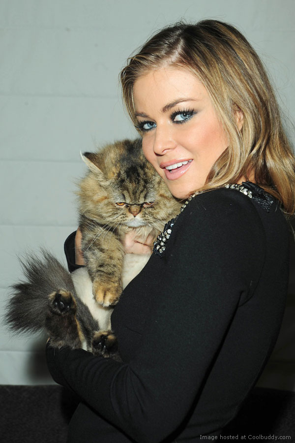 Carmen Electra and her Pussy Cat
