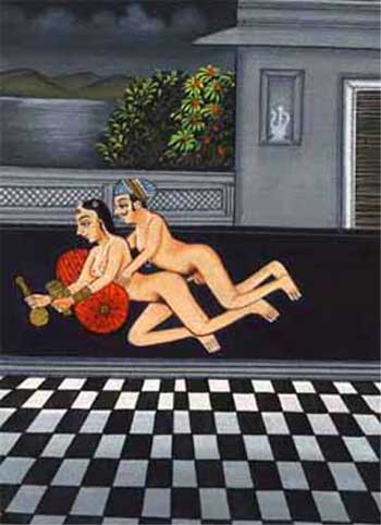 kamasutra wallpaper. with an emphasis on art