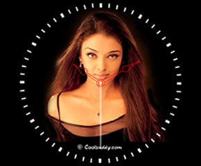 Aishwarya Rai Clock