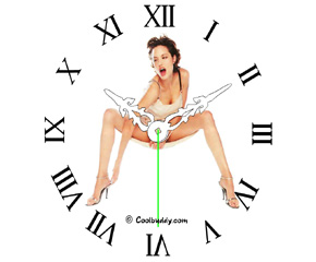 Angelina Jolie Clock